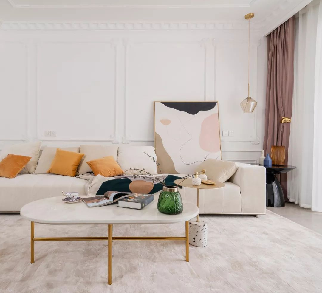 装修公司法式风格室内装修效果图-客厅沙发 装修公司法式风格室内装修效果图-客厅沙发