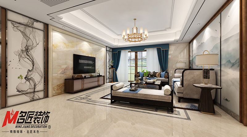 现代前卫风格室内装修效果图-宝德家园三居143平米-客厅 现代前卫风格室内装修效果图-宝德家园三居143平米-客厅