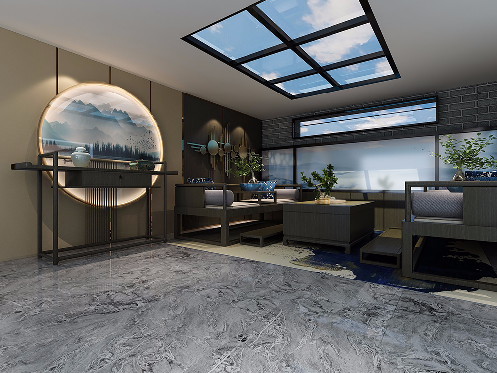 东方神韵新中式别墅装修效果图-顺德碧桂园豪园别墅310平米-别墅会客室 东方神韵新中式别墅装修效果图-顺德碧桂园豪园别墅310平米-别墅会客室